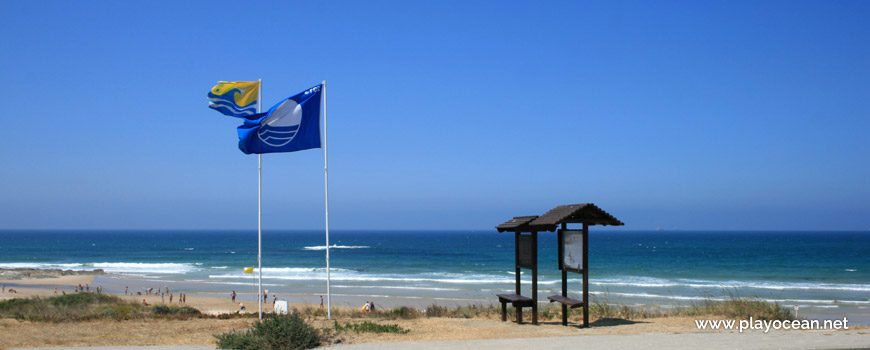 Banners at Praia de Morgavel Beach