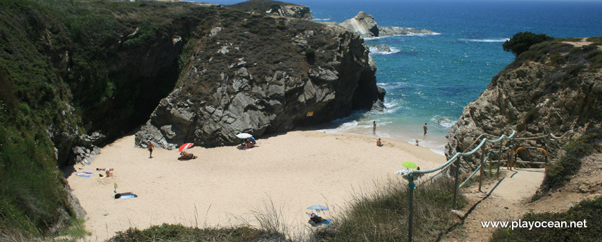 Stairs of Praia de Porto Covinho Beach