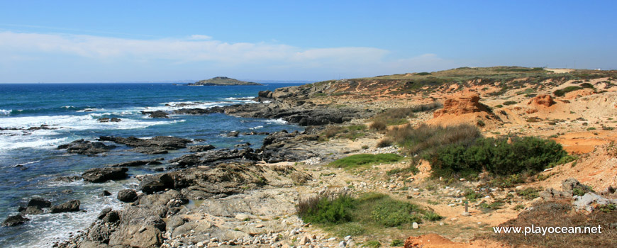 Zona Norte da Praia do Queimado