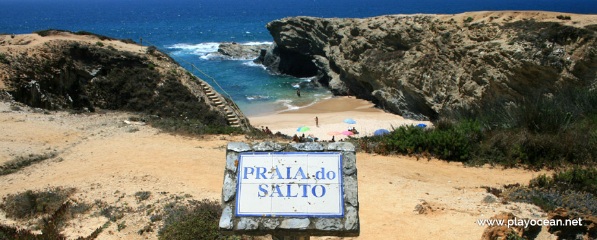 Landmark of Praia do Salto Beach.