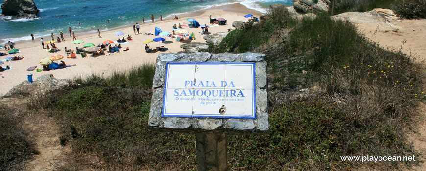 Landmark of Praia da Samoqueira Beach