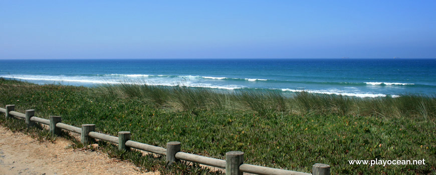 Coastal road, Praia de São Torpes Beach