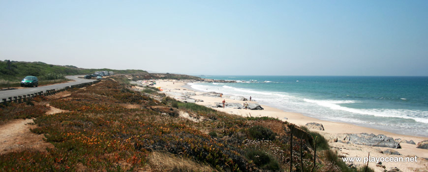 South of Praia de São Torpes Beach