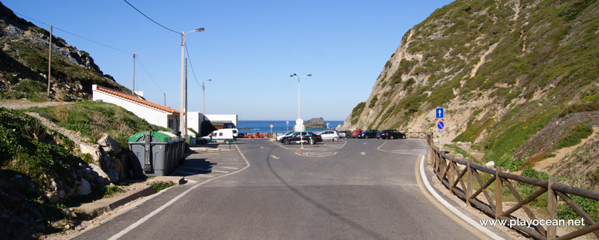 Parking at Praia da Adraga Beach