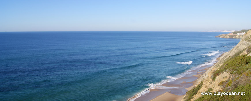 Sea at Praia da Aguda Beach