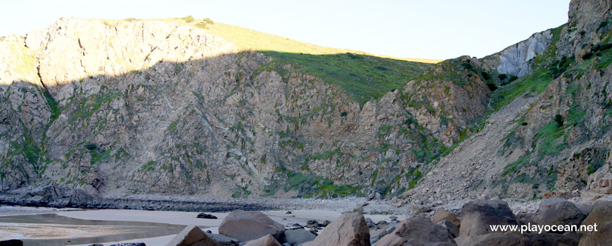 Falésia na Praia de Assentiz