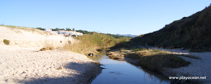 The Colares River at Praia das Maçãs Beach