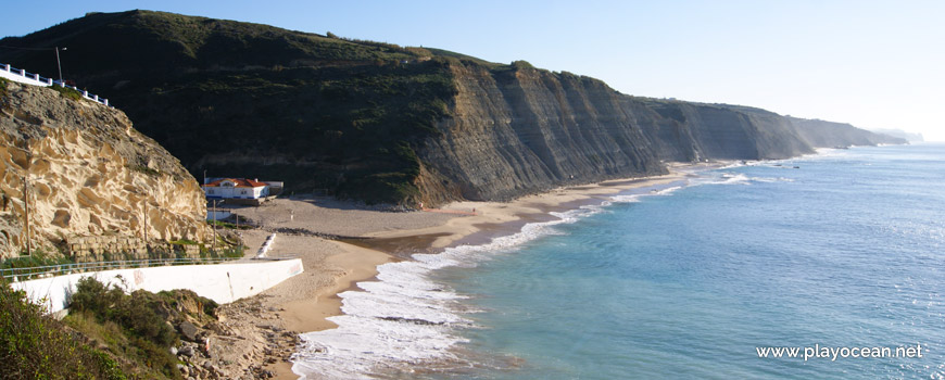Panoramic of Praia do Magoito Beach 