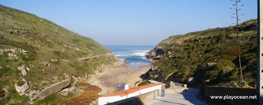 Descent to Praia da Samarra Beach 