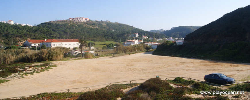 Parking at Praia de São Julião Beach