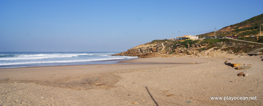 North at Praia de São Julião Beach