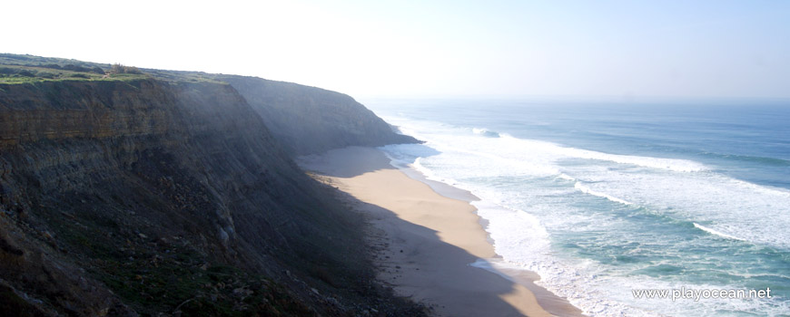 View of Praia da Vigia Beach