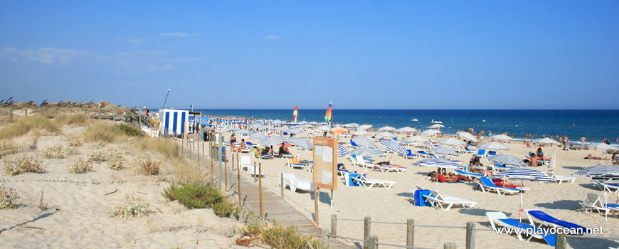 East at Praia do Barril Beach