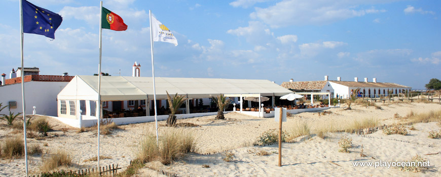 Banners at Praia do Barril Beach