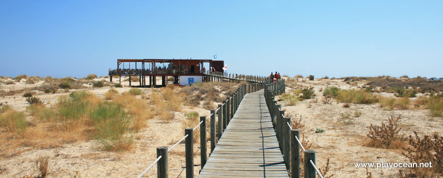 Bar at Praia de Cabanas (Sea) Beach