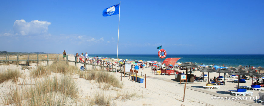 Lifeguard station of Praia de Cabanas (Sea) Beach