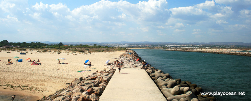 The Gilão River mouth