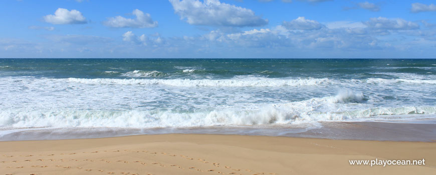 Sea at Praia das Amoeiras Beach