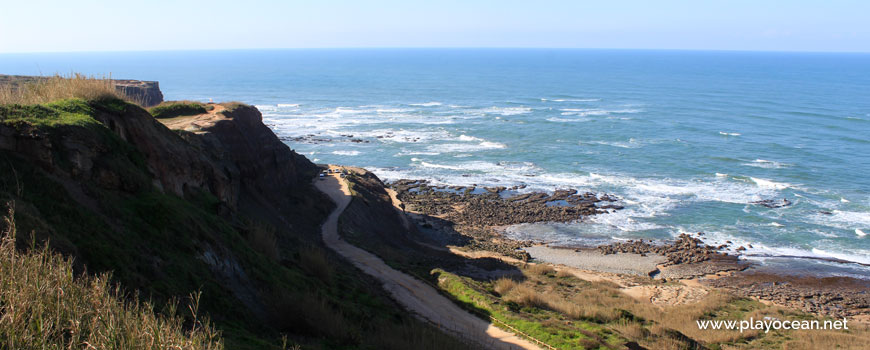 Parking at Praia do Baío Beach