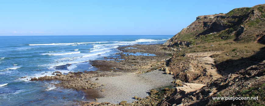 Rocks at Praia do Baío Beach