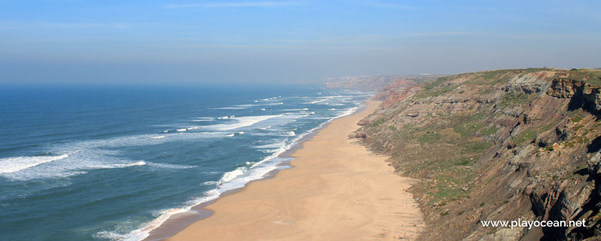 North at Praia das Conchas Beach