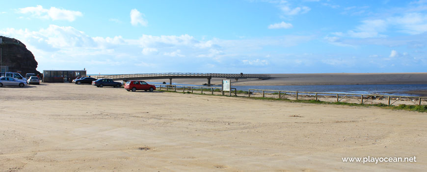 Parking at Praia da Foz do Sizandro Beach