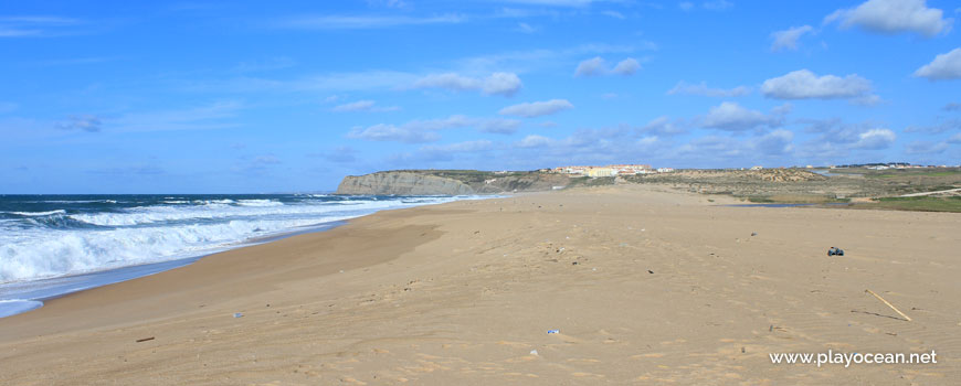 Norte na Praia da Foz do Sizandro