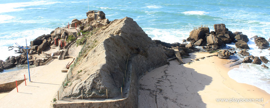 Yellow Cliff at Praia do Guincho Beach