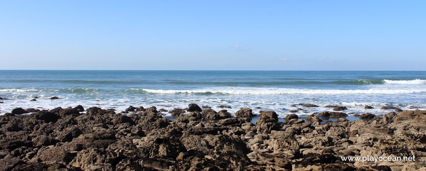 Rocks at Praia da Horta Beach