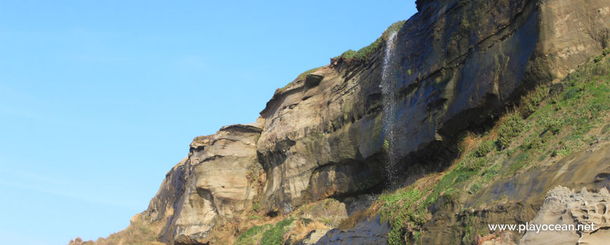 Cascade at Praia da Mexilhoeira Beach