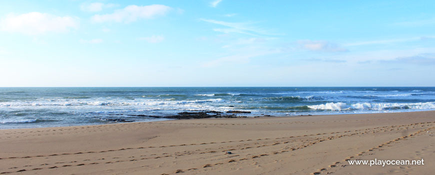 Sea at Praia da Mexilhoeira Beach