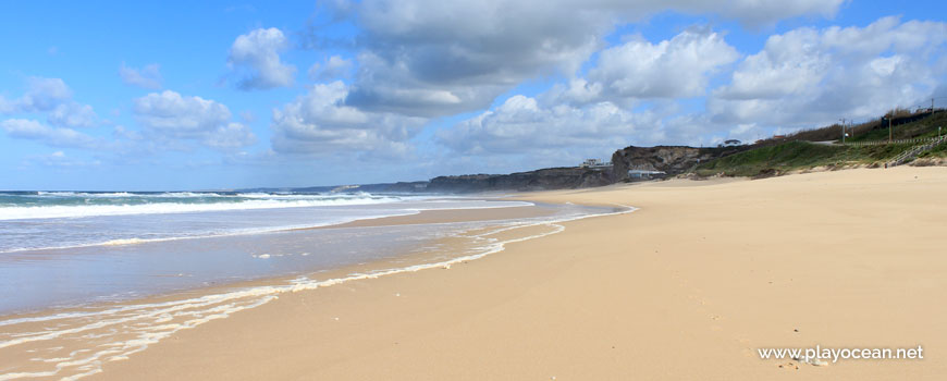 North at Praia do Navio Beach