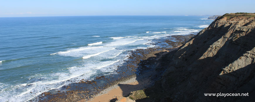 Oceano Atlântico na Praia de Porto Chão