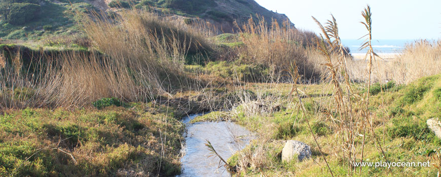 Stream at Praia de Santa Rita (South) Beach