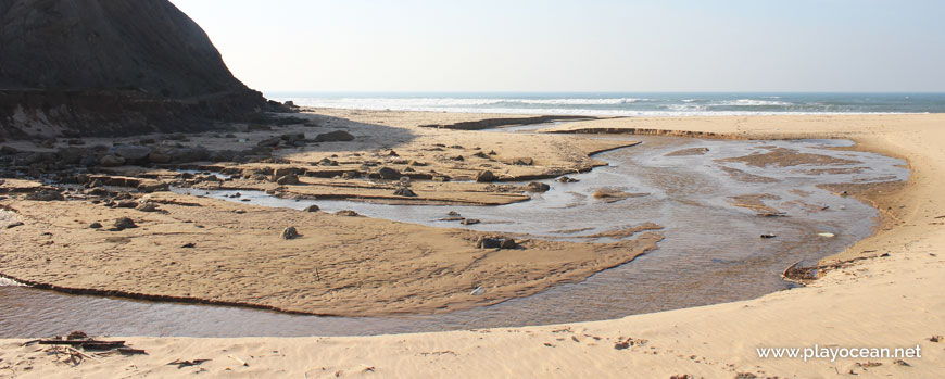 Stream at Praia de Santa Rita (South) Beach