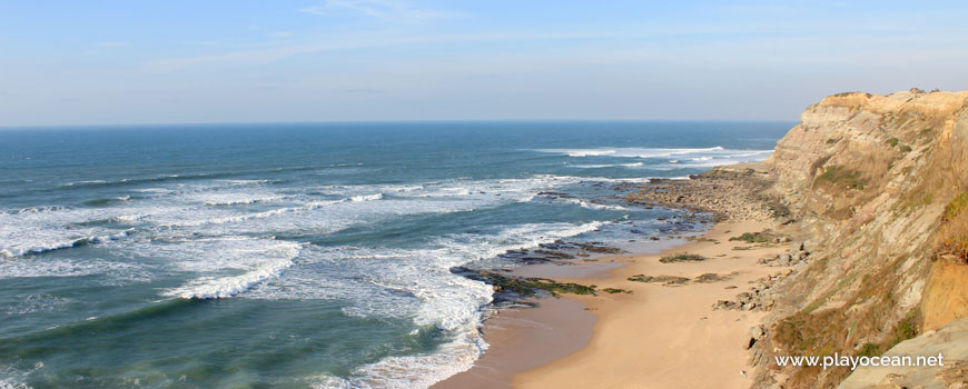 Sea at Praia do Seixo Beach