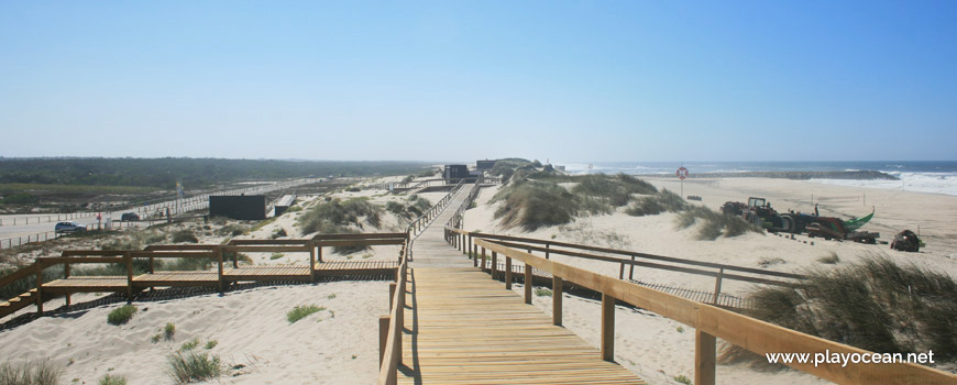 Passadiços na Praia do Areão