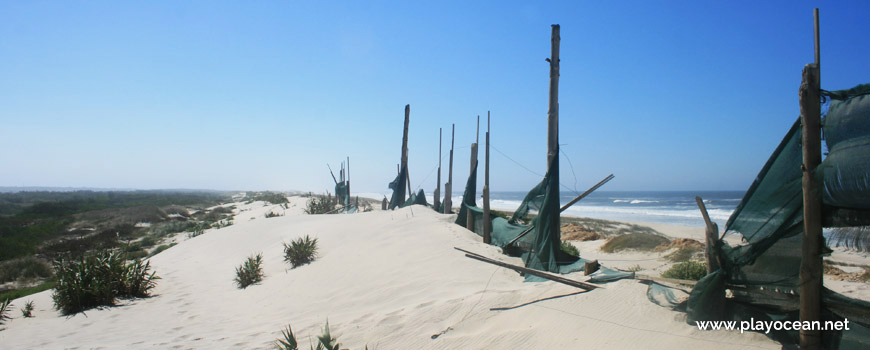 Vedação na Praia da Gafanha da Boa Hora