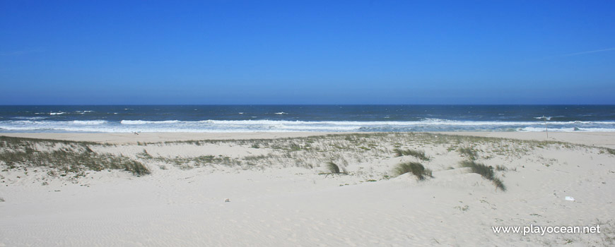 Sea at Praia da Ponte da Vagueira Beach