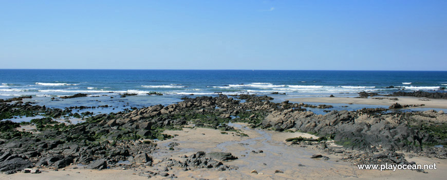 Sea at Praia de Afife Beach