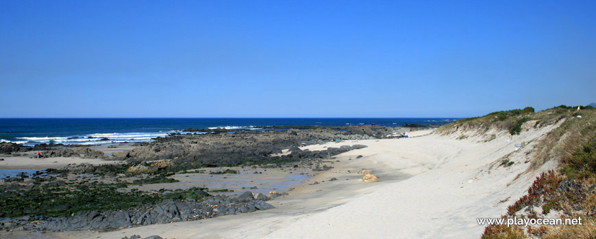 North at Praia de Afife Beach