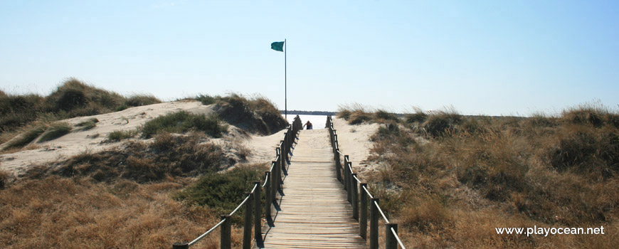 Entrance at Praia do Cabedelo Beach