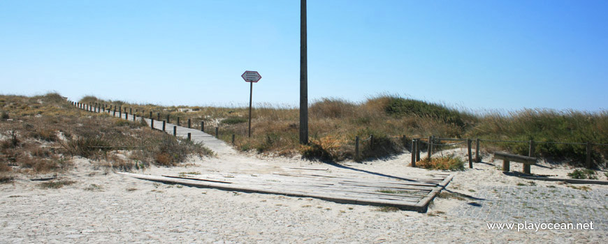 Entrance of Praia do Camarido Beach