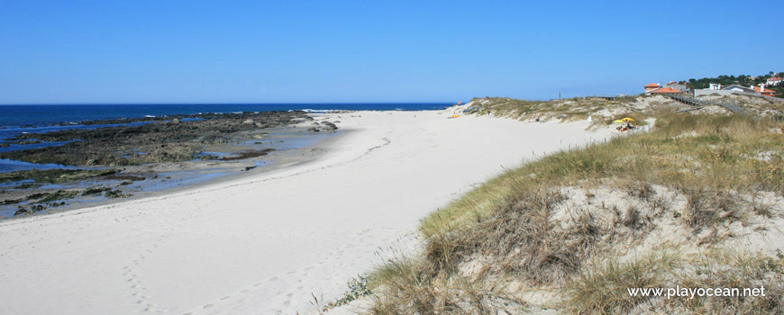 North at Praia do Camarido Beach