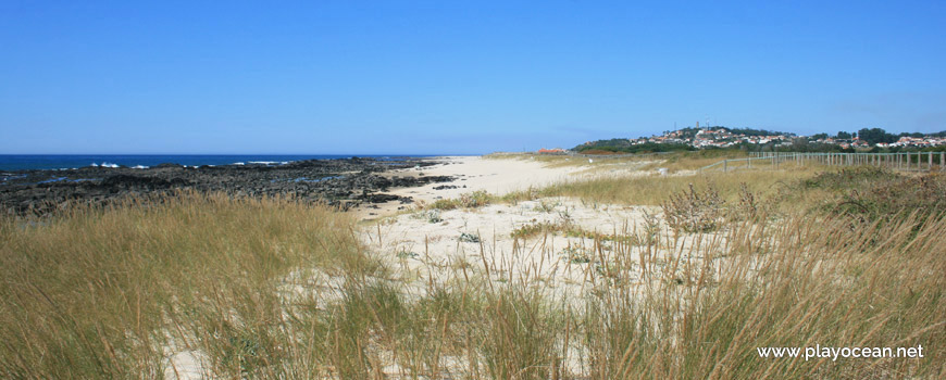 North at Praia do Canto Marinho Beach