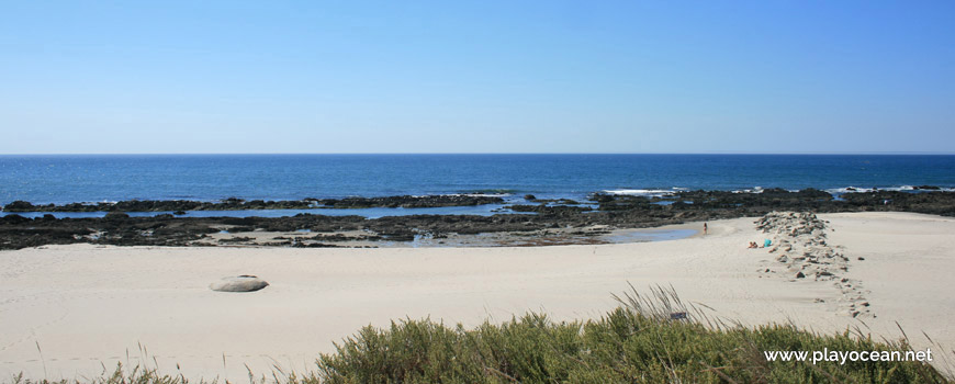 Sea at Praia de Carreço Beach