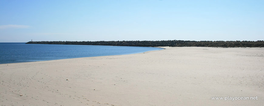 Molhe Norte da foz do Rio Lima