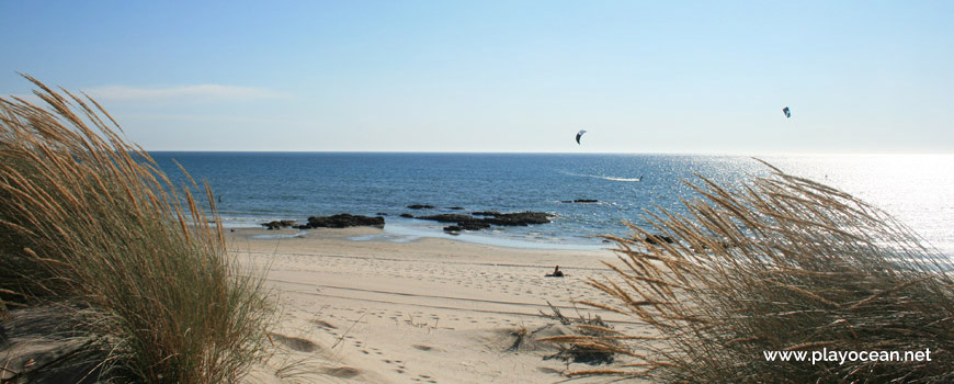 Entrance of Praia de Luzia Mar Beach