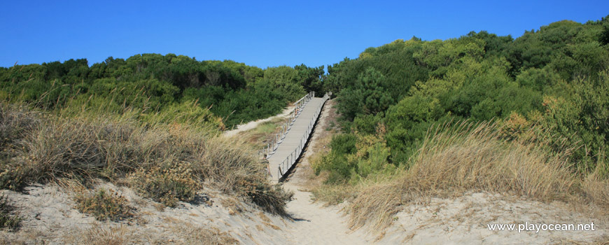 Walkway at Praia de Luzia Mar Beach