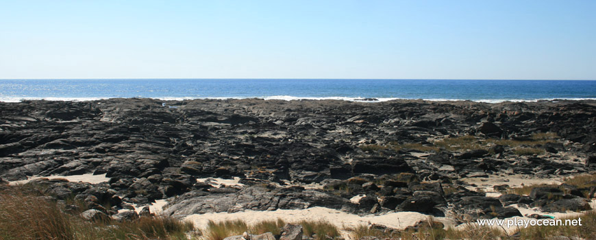 Sea front at Praia do Marco Branco Beach